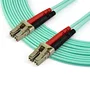 StarTech.com 450FBLCLC7 Cable de Fibra Óptica Multimodo LC/LC OM4 Aqua LSZH 7m - 50/125µm, 100 Gbps, Full Duplex, Compatible con SFP+, QSFP+, SAN, 40GBASE-SR4, 100GBASE-SR10