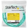 StarTech.com 450FBLCLC7 Cable de Fibra Óptica Multimodo LC/LC OM4 Aqua LSZH 7m - 50/125µm, 100 Gbps, Full Duplex, Compatible con SFP+, QSFP+, SAN, 40GBASE-SR4, 100GBASE-SR10