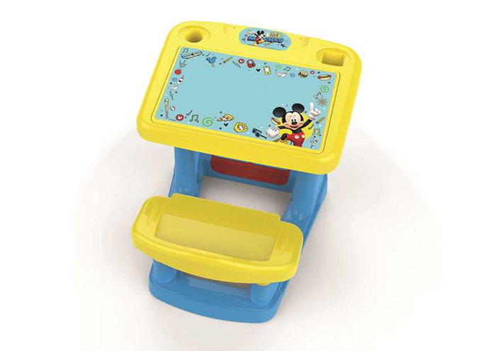 Chicos Pupitre con Banco Mickey 57x73x49 cm incluye 5 láminas