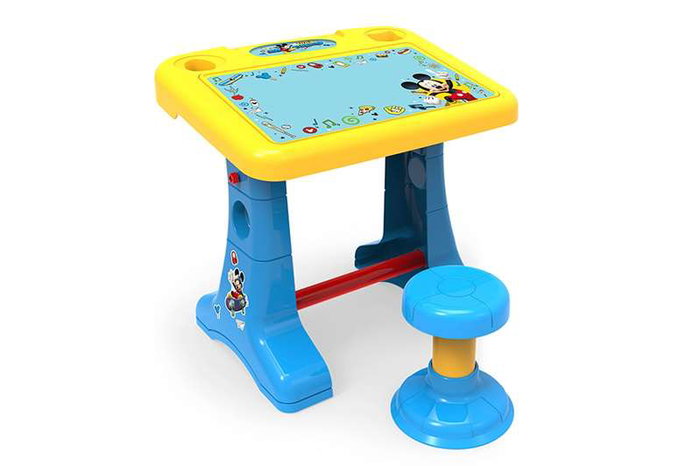 Chicos Pupitre con Banco Mickey 57x73x49 cm incluye 5 láminas