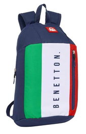 Mochila Casual Benetton Flag Azul marino 22 x 39 x 10 cm