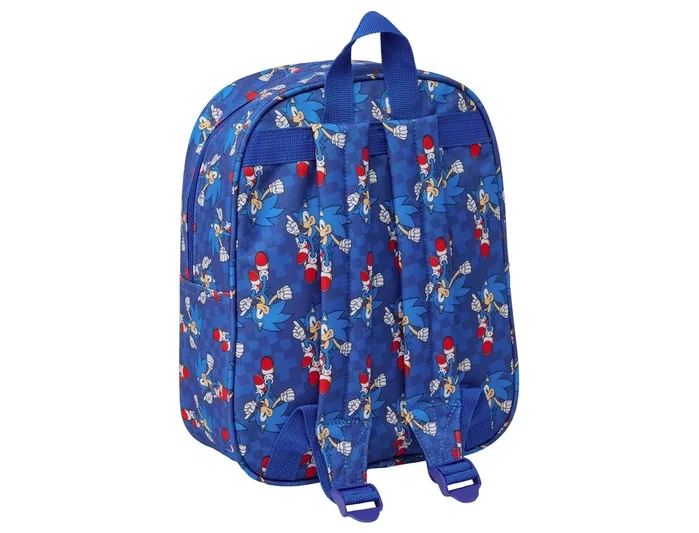 Safta Mochila de Guardería 3D Sonic 27x22x10 cm
