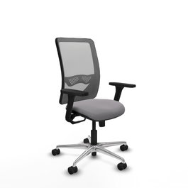 PIQUERAS Y CRESPO Silla de oficina Zulema Gris con mecanismo Sincro