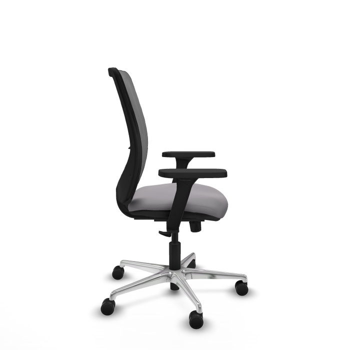 PIQUERAS Y CRESPO Silla de oficina Zulema Gris con mecanismo Sincro