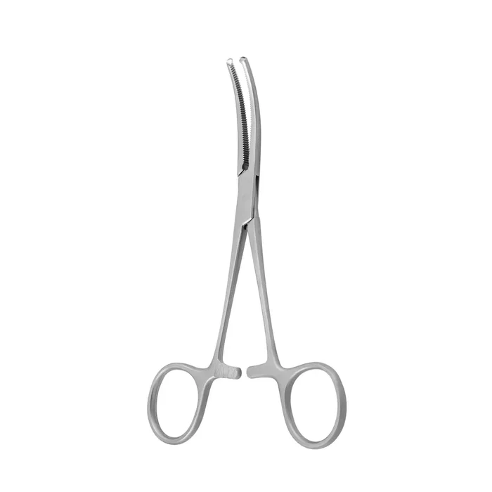 Covetrus Pinzas Kocher Curvadas 18 cm para Control de Hemorragia en Cirugía con Hojas Dentadas Covetrus Pinzas Kocher Curvadas 18 cm para Control de Hemorragia en Cirugía con Hojas Dentadas