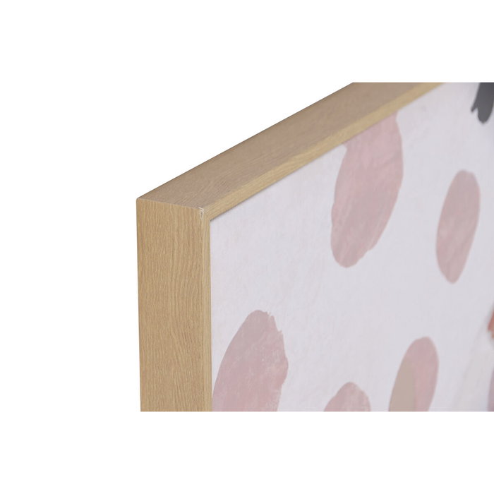 DKD Home Decor Cuadro Lienzo Mujer Rayas Pack de 2 (90x119,5 cm)