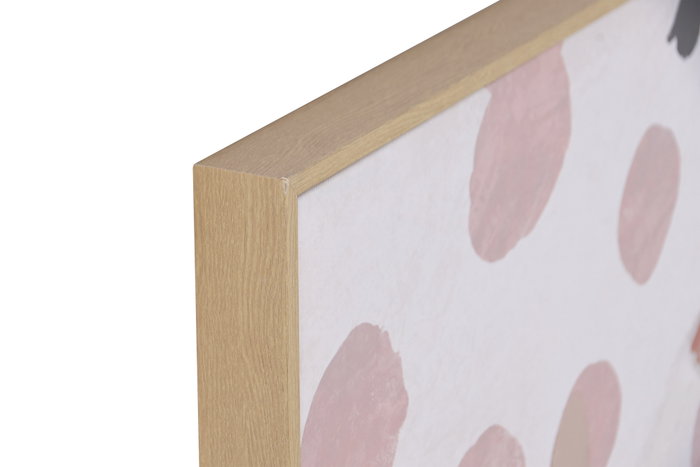 DKD Home Decor Cuadro Lienzo Mujer Rayas Pack de 2 (90x119,5 cm)