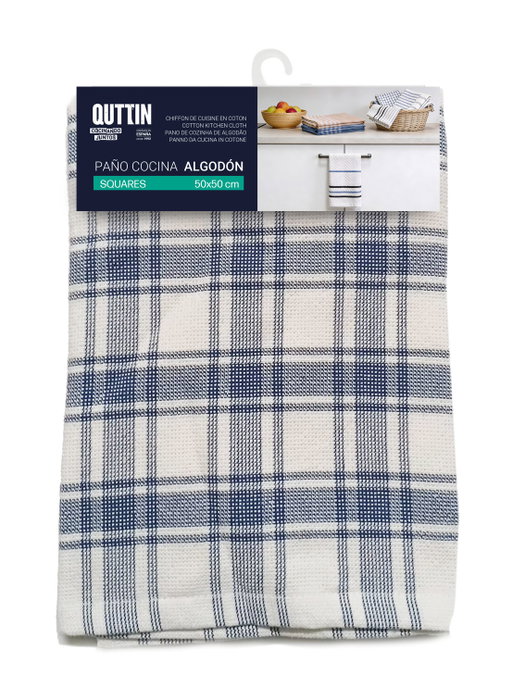 Inde Paños de Cocina de Algodón Squares 50x50 cm Pack de 24 Unidades Inde Paños de Cocina de Algodón Squares 50x50 cm Pack de 24 Unidades