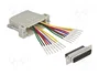 DeLOCK Adaptador D-Sub 25 pin macho a 2 x RJ45 hembra beige con kit de montaje