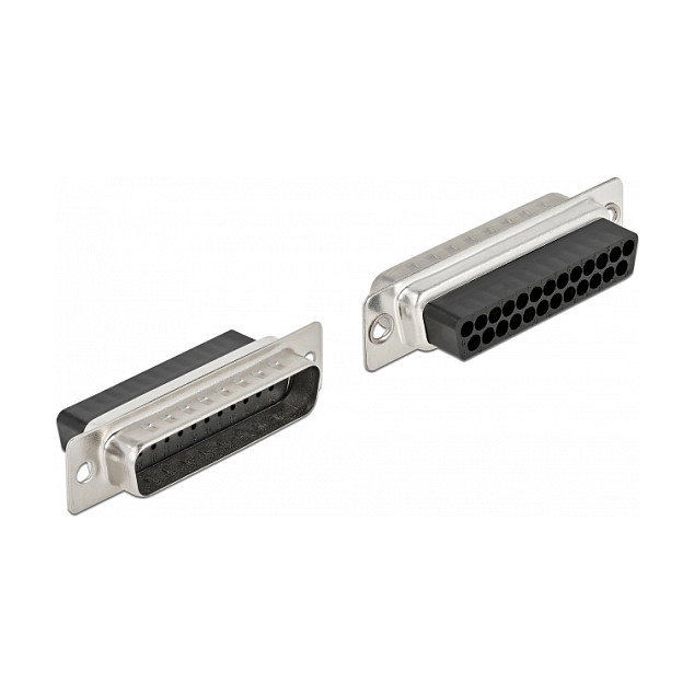 DeLOCK Adaptador D-Sub 25 pin macho a 2 x RJ45 hembra beige con kit de montaje DeLOCK Adaptador D-Sub 25 pin macho a 2 x RJ45 hembra beige con kit de montaje