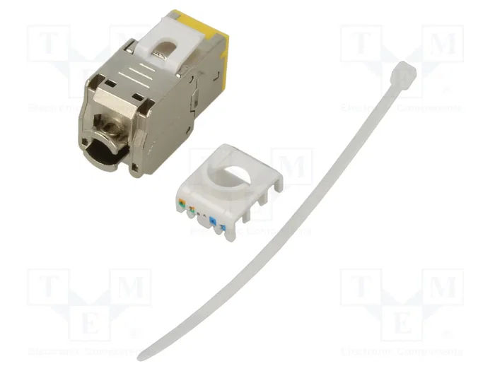 GOOBAY Módulo RJ45 Keystone Cat 6a de plata GOOBAY Módulo RJ45 Keystone Cat 6a de plata