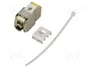 GOOBAY Módulo RJ45 Keystone Cat 6a de plata