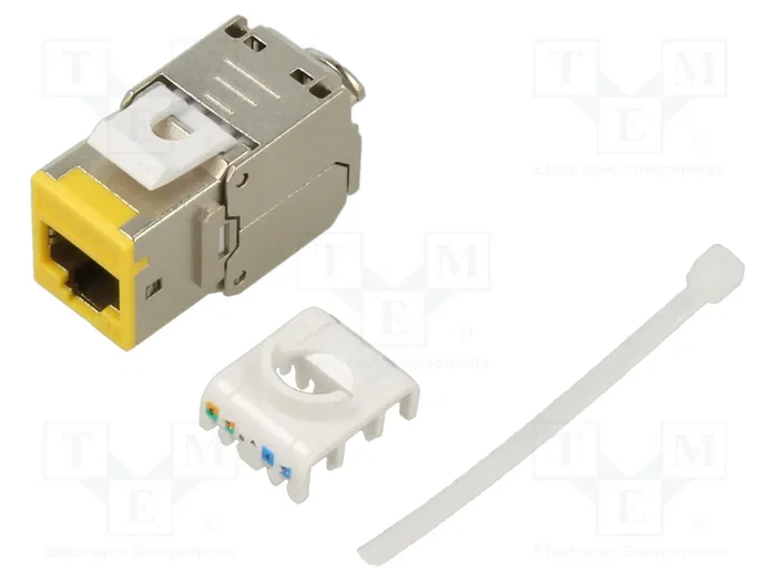 GOOBAY Módulo RJ45 Keystone Cat 6a de plata GOOBAY Módulo RJ45 Keystone Cat 6a de plata