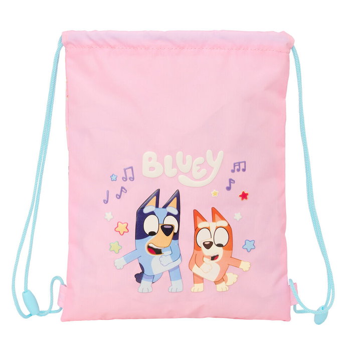 Safta Saco Plano Junior Bluey Dance 26x34x1cm Safta Saco Plano Junior Bluey Dance 26x34x1cm