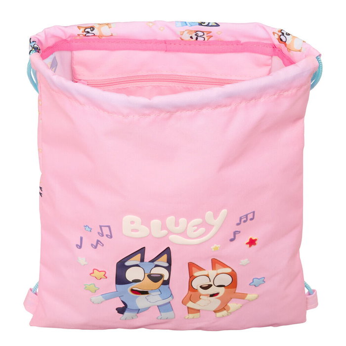 Safta Saco Plano Junior Bluey Dance 26x34x1cm Safta Saco Plano Junior Bluey Dance 26x34x1cm