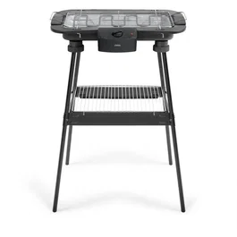 Livoo Barbacoa Eléctrica DOM506 2200W 2 en 1 Termostato Ajustable Negro