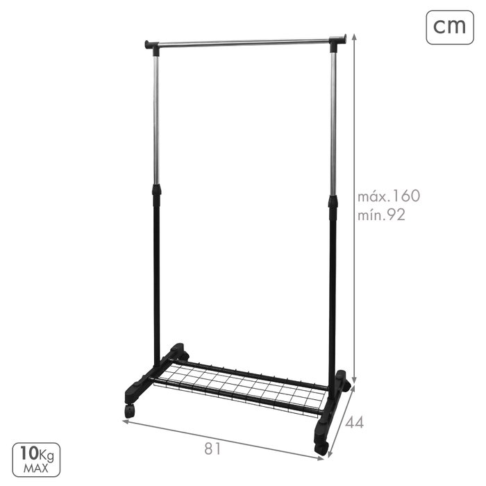 MAX HOME Perchero de Ropa Ajustable