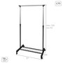 MAX HOME Perchero de Ropa Ajustable