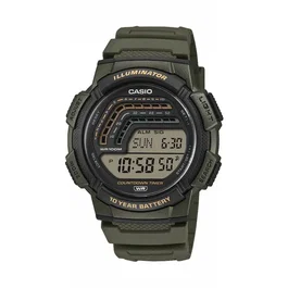 Casio WS-1800 - Reloj Digital Unisex de Cuarzo para Hombres y Mujeres - Verder