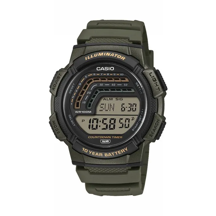 Casio WS-1800 - Reloj Digital Unisex de Cuarzo para Hombres y Mujeres - Verder Casio WS-1800 - Reloj Digital Unisex de Cuarzo para Hombres y Mujeres - Verder