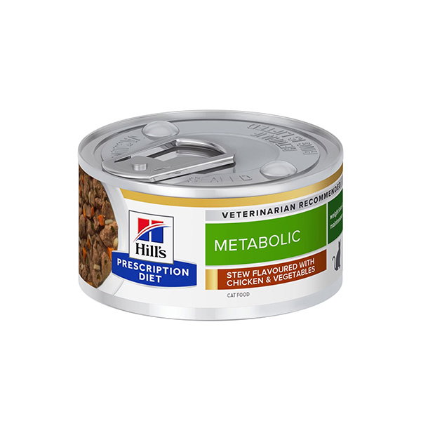 Hill's Feline Metabolic Estofado Pollo con Verduras 24x82g Hill's Feline Metabolic Estofado Pollo con Verduras 24x82g