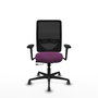 PIQUERAS Y CRESPO Silla de Oficina Zulema Morada con Brazos 3D
