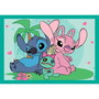 Clementoni Puzzle Progresivo Disney Stitch 4 en 1 de 12, 16, 20 y 24 Piezas - Ref. 21745