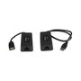 StarTech Extensor USB 1.1 de 1 Puerto por Cat5/Cat6 hasta 40m - Transmisor/Receptor Negro - CE/FCC/REACH