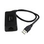 StarTech Extensor USB 1.1 de 1 Puerto por Cat5/Cat6 hasta 40m - Transmisor/Receptor Negro - CE/FCC/REACH