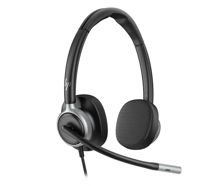 HP Poly Mission 625 Stereo USB Wired Headset Negro