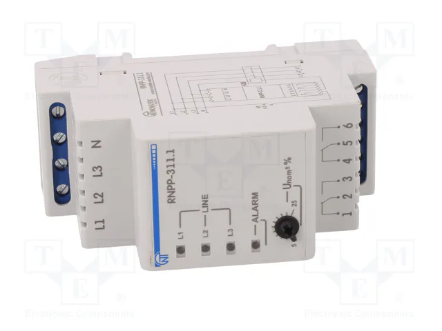 NOVATEK ELECTRO Relé de monitorización de tensión RNPP-311.1 SPDT NOVATEK ELECTRO Relé de monitorización de tensión RNPP-311.1 SPDT