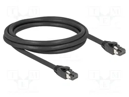DeLOCK Cable de red RJ45 Cat 8.1 S/FTP 2 m Negro
