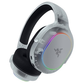 Razer Barracuda X Chroma - Auriculares Gaming Inalámbricos RGB 7.1, Bluetooth 2.4GHz, Micrófono Extraíble, 70h Batería, Phantom White