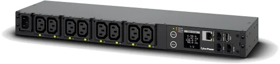 CyberPower PDU41004 PDU de 1U con 8 salidas IEC C13 y gestión remota CyberPower PDU41004 PDU de 1U con 8 salidas IEC C13 y gestión remota