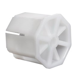 WOLFPACK LINEA PROFESIONAL Cápsula para persiana de plástico sin espiga para eje de 60 mm
