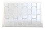 DKD Home Decor Espejo Moderno Blanco 4 x 60 x 90 cm (2 Unidades)