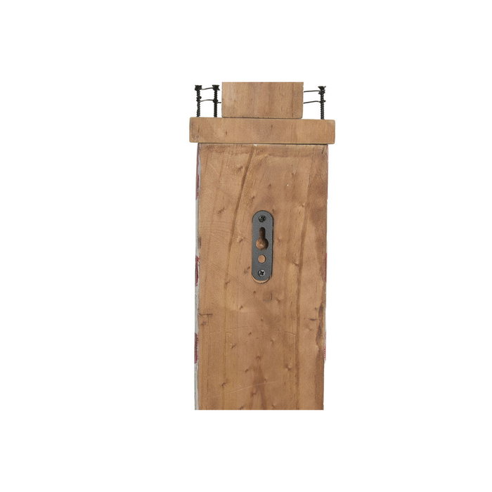 DKD Home Decor Perchero de Pared Faro de Madera Reciclada, 2 Unidades