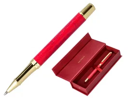 Belius Roller Wild West Aluminio Granate Dorado Tinta Negra Caja Diseño