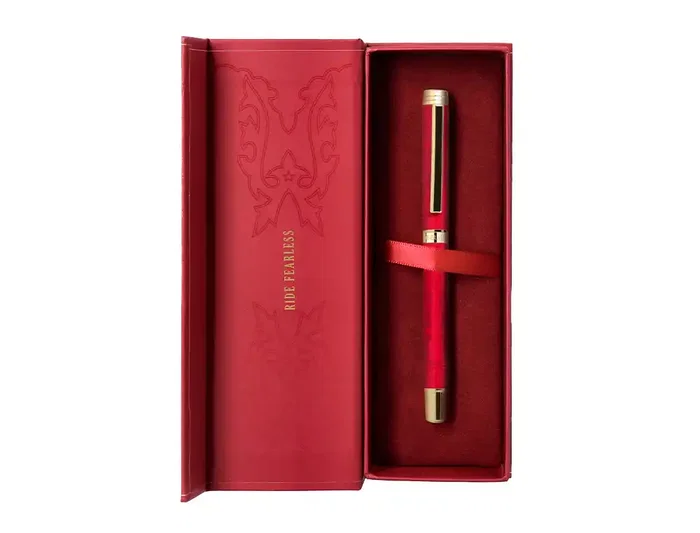 Belius Roller Wild West Aluminio Granate Dorado Tinta Negra Caja Diseño Belius Roller Wild West Aluminio Granate Dorado Tinta Negra Caja Diseño