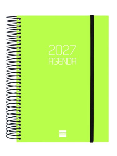 FINOCAM Agenda Anual 2027 Catalán Espiral Basic Opaque Lima FINOCAM Agenda Anual 2027 Catalán Espiral Basic Opaque Lima