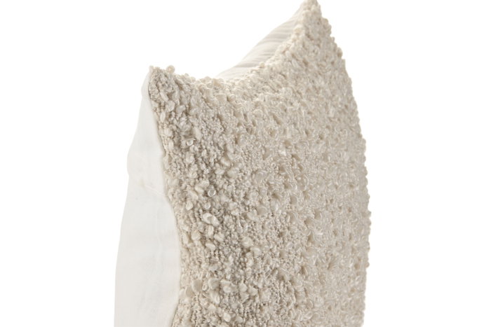 DKD Home Decor Cojín Algodón Viscosa 50x50 Crudo