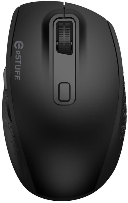 eSTUFF Ratón Inalámbrico G305, Conexión Dual 2.4GHz y Bluetooth, Ergonómico para Diestros, DPI Ajustable 1000-1800, Botones Silenciosos eSTUFF Ratón Inalámbrico G305, Conexión Dual 2.4GHz y Bluetooth, Ergonómico para Diestros, DPI Ajustable 1000-1800, Botones Silenciosos