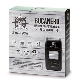 EuroStil Afeitadora Bucanero Barber Line Negra 06412/50