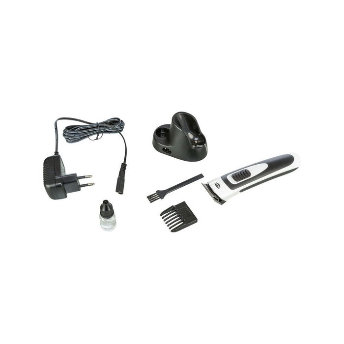 Cortapelos para mascotas Trixie SLIM TR500 Blanco Negro Acero Inoxidable 10 W