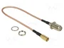 DeLOCK 13024 Cable Coaxial RG-316 con Conector F y SMB de 0,25 m