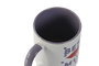 DKD Home Decor Taza Urban Lila Blanco cm (6 Unidades) Colección Labios Apto Microondas Lavavajillas Porcelana