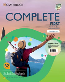 CAMBRIDGE, COMPLETE FIRST STUDENT'S PACK (STUDENT'S BOOK WITH WB) - VV.AA.