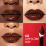 Rimmel London Thrill Seeker Lip Latex - Labial Líquido de Brillo #600 Cappuccino, Vegano con Ácido Hialurónico, 6 ml
