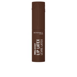 Rimmel London Thrill Seeker Lip Latex - Labial Líquido de Brillo #600 Cappuccino, Vegano con Ácido Hialurónico, 6 ml