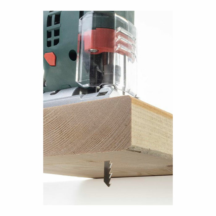 Wolfcraft Hoja de sierra de calar HCS 100 mm para madera corte basto, 2 uds Wolfcraft Hoja de sierra de calar HCS 100 mm para madera corte basto, 2 uds